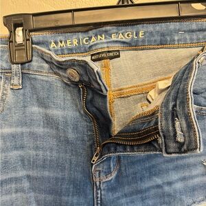 American Eagle Outfitters High Rise Light Blue Jeans